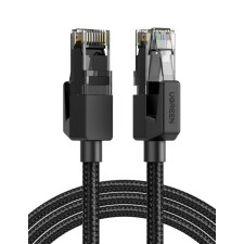 uGreen 70681 U/UTP CAT6 Patch kábel 3m Fekete kábel és adapter