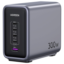 uGreen 90903B mobiltelefon töltő Univerzális Fekete, Szürke AC Gyorstöltés Beltéri (90903B) mobiltelefon kellék