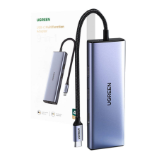 uGreen 9-in-1 CM490 Hub USB-C, 2x USB-A 3.0, USB-A 2.0, 2x HDMI 4K/60Hz, SD/TF, RJ45 Adapter hub és switch