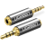 uGreen Adapter UGREEN 20501 2,5 mm-es mikro jack (dugasz) és 3,5 mm-es mini jack (aljzat)