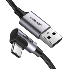  UGREEN Angled USB-C To USB-A Data Cable Black 2m Black kábel és adapter