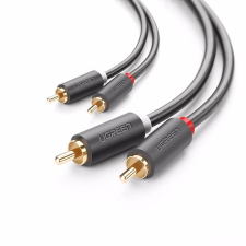 uGreen AV104 2x RCA (Cinch) - 2x RCA (Cinch) kábel 1m fekete (30747) (UG30747) kábel és adapter