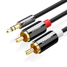 uGreen AV116 Jack - 2x RCA Cinch kábel 2m fekete (10584B) (10584B) kábel és adapter