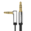 uGreen AV119 3.5mm Jack apa - 3.5mm Jack apa Lapos derékszögű kábel (5m) (10729-UGREEN)