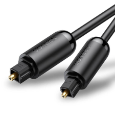uGreen AV122 Toslink audio optikai kábel fonott alumínium 1m fekete (70890) kábel és adapter