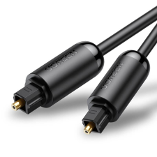 uGreen AV122 Toslink audio optikai kábel fonott alumínium 1m fekete (70890) (UG70890) kábel és adapter