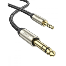 uGreen AV127 3,5 mm-es jack kábel TRS-hez - 3 m (szürke) kábel és adapter