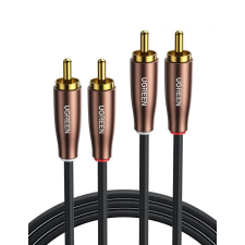 uGreen AV199 2x RCA apa, Cinch, 2x RCA apa, Cinch, kábel 3m (50135) kábel és adapter