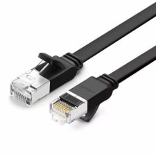 uGreen Cable Pure Copper UGREEN Cat 6 UTP Flat Ethernet RJ45  3m (black) kábel és adapter