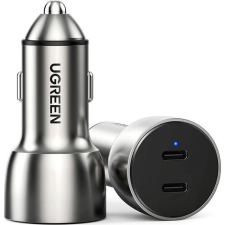 uGreen Car charger Ugreen CD213, 2x USB-C, 36W (gray) (6957303875948) mobiltelefon kellék
