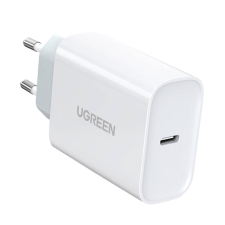 uGreen CD127 Töltő, USB-C, PD3.0, QC4.0, 30W (fehér) mobiltelefon kellék