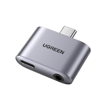 uGreen CM231 USB-C apa - USB-C anya/3.5mm Jack anya Adapter kábel és adapter