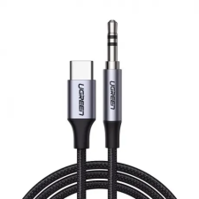uGreen CM450 audio kábel USB-C / 3.5mm mini jack, szürke mobiltelefon kellék