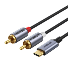 uGreen CM451 USB-C kábel 2x RCA-hoz (Cinch) 1.5m (fekete) kábel és adapter