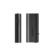 uGreen CM523 Audio adapter, USB-A 3,5 mm-es csatlakozóra, Bluetooth 5.1 (fekete) audió kellék