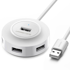 uGreen CR106 4 az 1-ben hub adapter 4xUSB 1m fehér (20270) (UG20270) hub és switch