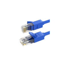 uGreen Ethernet RJ45, Cat.6, UTP hálózati kábel, 3m (kék) kábel és adapter