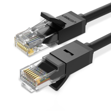 uGreen Flat Lan Ethernet Cat. 6 8m fekete (NW102) kábel és adapter