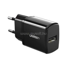uGreen hálózati töltő USB aljzat (10.5W, gyorstöltő) FEKETE (UGREEN_ED011) mobiltelefon kellék