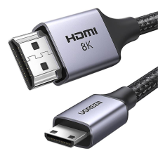 uGreen HD163 mini HDMI - HDMI kábel, 2m, fekete (15515) (15515) kábel és adapter