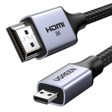 uGreen HD164 MIcro HDMI - HDMI kábel, 1m, fekete (15516) (15516) kábel és adapter