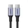uGreen kábel USB-C / USB-C PD QC 3.0 5A 100W 1.5m, szürke