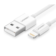 uGreen kábel USB - Lightning MFI 2m 2.4A fehér (20730) kábel és adapter