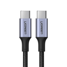 uGreen kábel USB Type C - USB Type C 5 A 100 W Power Delivery Quick Charge 3.0 FCP 480 Mbps 1 m szürke (70427 US316) mobiltelefon kellék
