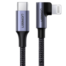 uGreen Lightning to USB-C 2.0 Angled Cable UGREEN US305, 3A, 1.5m kábel és adapter