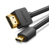 uGreen micro HDMI - HDMI kábel, 4K 3D, 2m (fekete)