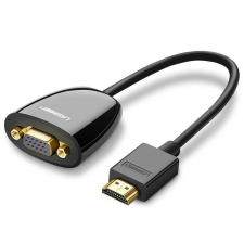 uGreen MM105 HDMI-VGA adapter, fekete (40253) kábel és adapter