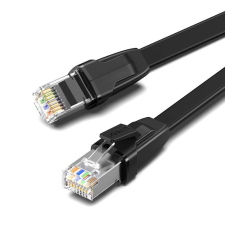 uGreen NW134 Ethernet RJ45 lapos hálózati kábel fém csatlakozókkal, Cat.8, U / FTP, 3m, fekete (10982) kábel és adapter
