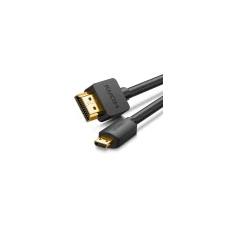 uGreen UGREEN HD127 Micro HDMI - HDMI 4K 3D kábel 3m (fekete) kábel és adapter