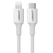 uGreen US171 USB-C - Lightning kábel, 3A 2m, fehér(60749) (60749) kábel és adapter