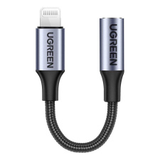 uGreen US211 Lightning Mini Jack 3.5mm audio adapter fekete (30756) kábel és adapter