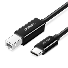 uGreen us241 usb-c - usb-b kábel nyomtatóhoz 2m fekete (50446) 50446 kábel és adapter
