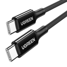 uGreen US557 USB-C USB-C kábel, 100W, 5A (fekete) mobiltelefon kellék