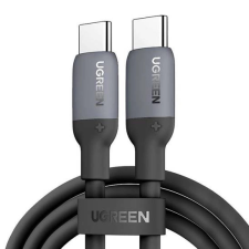 uGreen US563 USB-C / USB-C PD 60W szilikon kábel 2m - fekete kábel és adapter