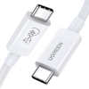 uGreen USB4 USB-C-USB-C kábel 40 Gbps 0,8 m fehér (40113) (UG40113)