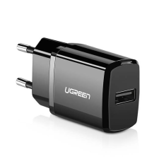 uGreen USB 2,1 fali töltő fekete (50459) mobiltelefon kellék