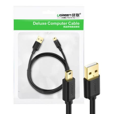 uGreen USB-A - mini USB kábel 1m fekete (10355B) (ug10355B) kábel és adapter