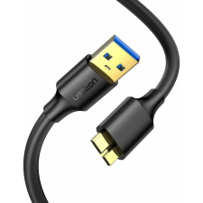  UGREEN USB-A to micro USB-B male/male cable 0,5m fekete kábel és adapter