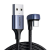 uGreen USB-A - USB-C U-alakban hajlított kábel 2m Black UGREEN70315