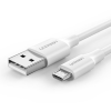 uGreen USB-A - USB Mikro kábel QC 3.0 2.4A 1.5m fehér (60142) (UG60142)