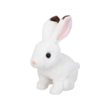  Ugró nyuszi fehér plüss plüssfigura