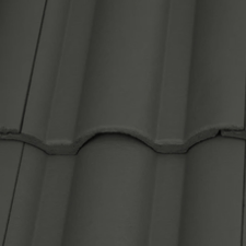 újHÁZ Leier Granite Lux Matt beton szellőzőcserép kupakkal antracit építőanyag