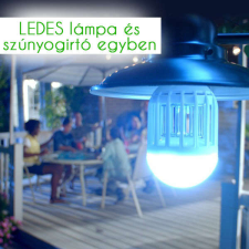Újhely/Robi Szúnyogirtó LED lámpa UV-fénnyel E27 foglalatba elektromos állatriasztó