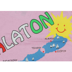  Ujjatlan gyerek póló Balaton felirattal - 116-os méret