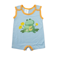  Ujjatlan kisfiú napozó - békás mintával kombidressz, body