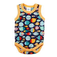  Ujjatlan mintás nyári baba body kombidressz, body